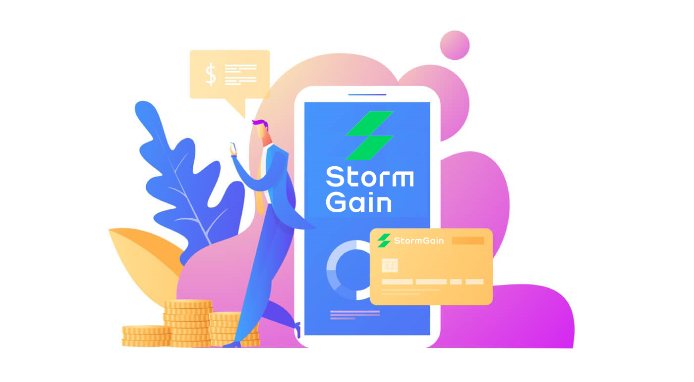 Com iniciar la sessió i retirar-se de StormGain